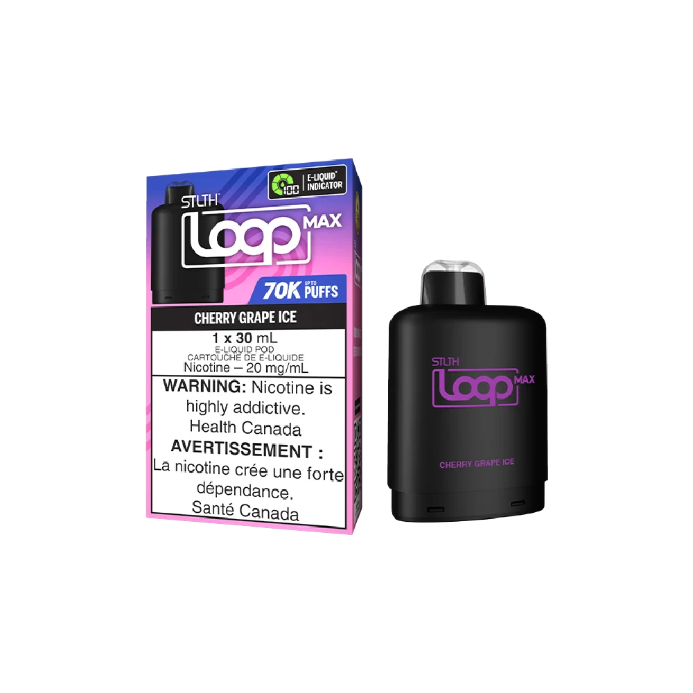 STLTH LOOP Max Pod 30mL - Cherry Grape Ice