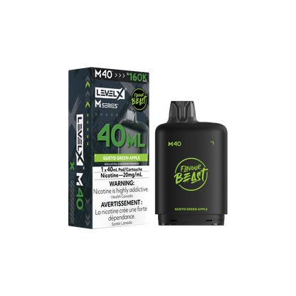 Level X M40 Pod - Gusto Green Apple