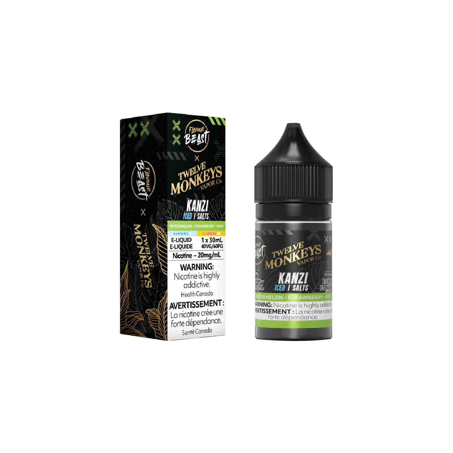 Flavour Beast X Twelve Monkeys Liquid - Kanzi Iced