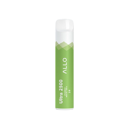 ALLO Ultra 2500 20mg Spearmint alt angle disposable vape