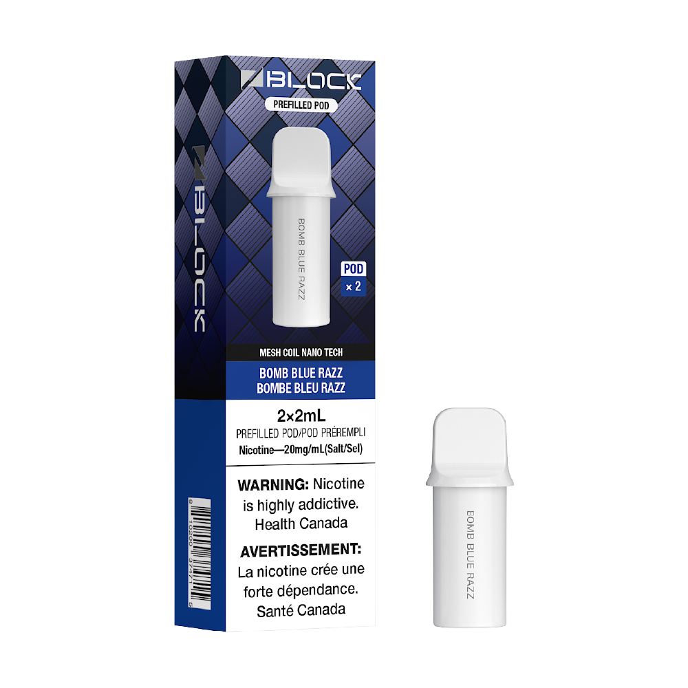 ZBlock Pods - Bomb Blue Razz