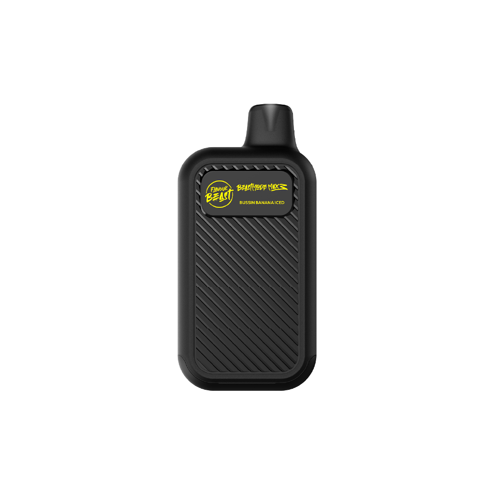 FLAVOUR BEAST Mode Max 3 Bussin Banana Iced front disposable vape