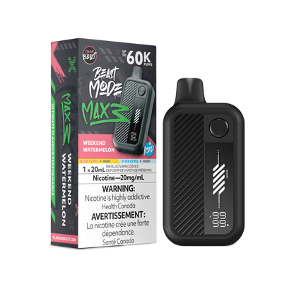 FLAVOUR BEAST Mode Max 3 Weekend Watermelon Iced box disposable vape