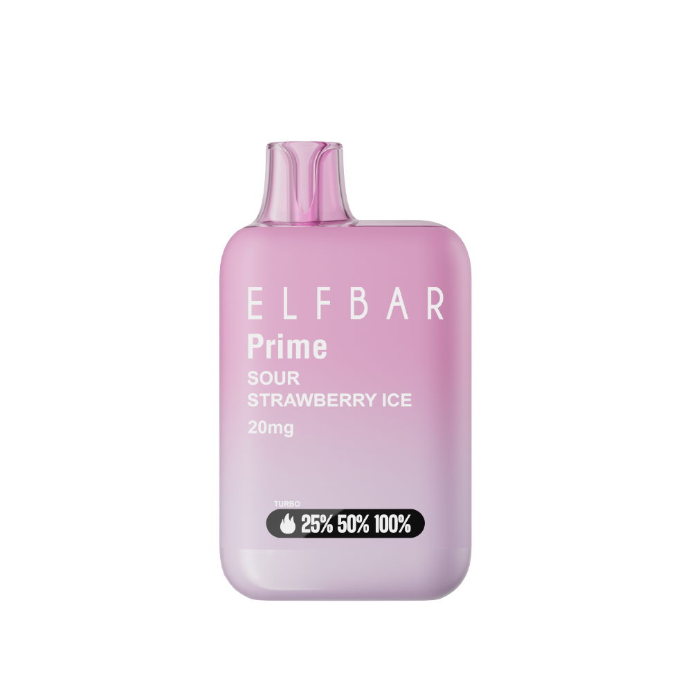 ELFBAR Prime 20mg - Sour Strawberry Ice