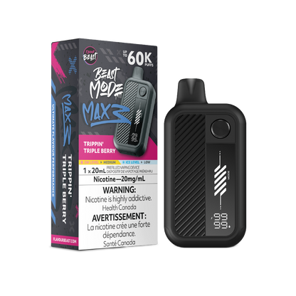 FLAVOUR BEAST Mode Max 2 Trippin' Triple Berry box disposable vape
