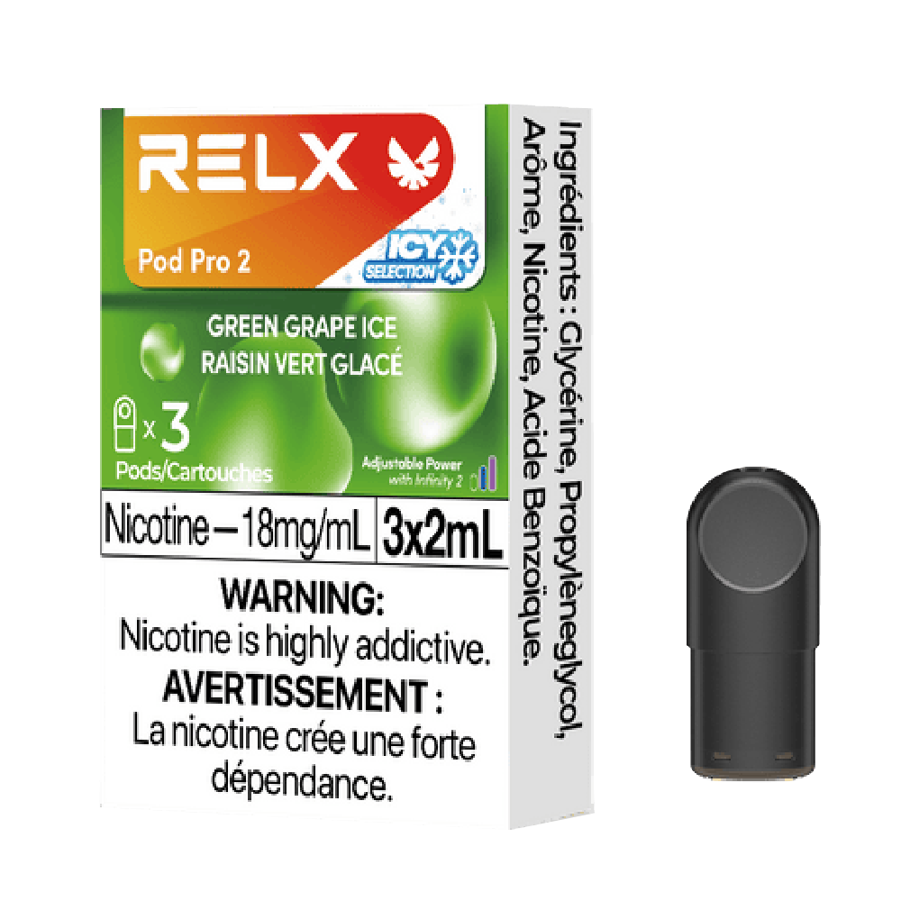 RELX Pod Pro 2 - Green Grape Ice
