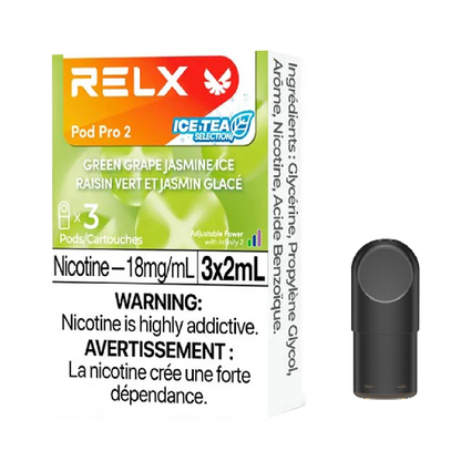 RELX Pod Pro 2 - Green Grape Jasmine Ice