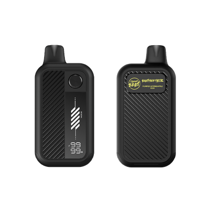 FLAVOUR BEAST Mode Max 3 Pumped Up Pineapple Iced front and back disposable vape