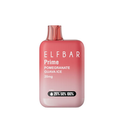ELFBAR Prime 20mg Pomegranate Guava Ice front disposable vape