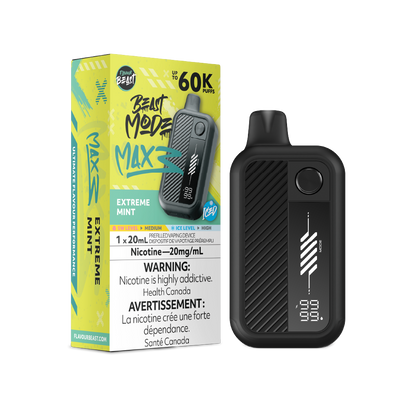 FLAVOUR BEAST Mode Max 3 Extreme Mint Iced box disposable vape