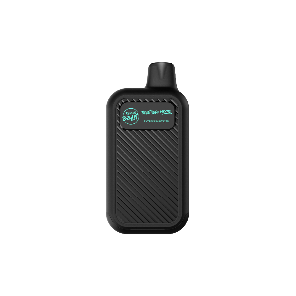 FLAVOUR BEAST Mode Max 3 Extreme Mint Iced front disposable vape