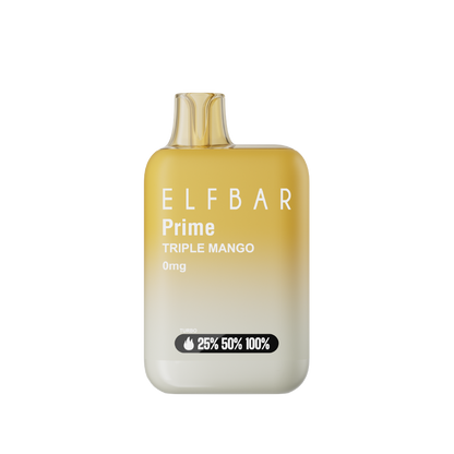 ELFBAR Prime Zero Nic Triple Mango front disposable vape