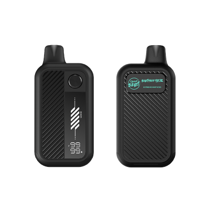FLAVOUR BEAST Mode Max 3 Extreme Mint Iced front and back disposable vape