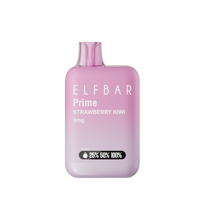 ELFBAR Prime Zero Nic Strawberry Kiwi front disposable vape