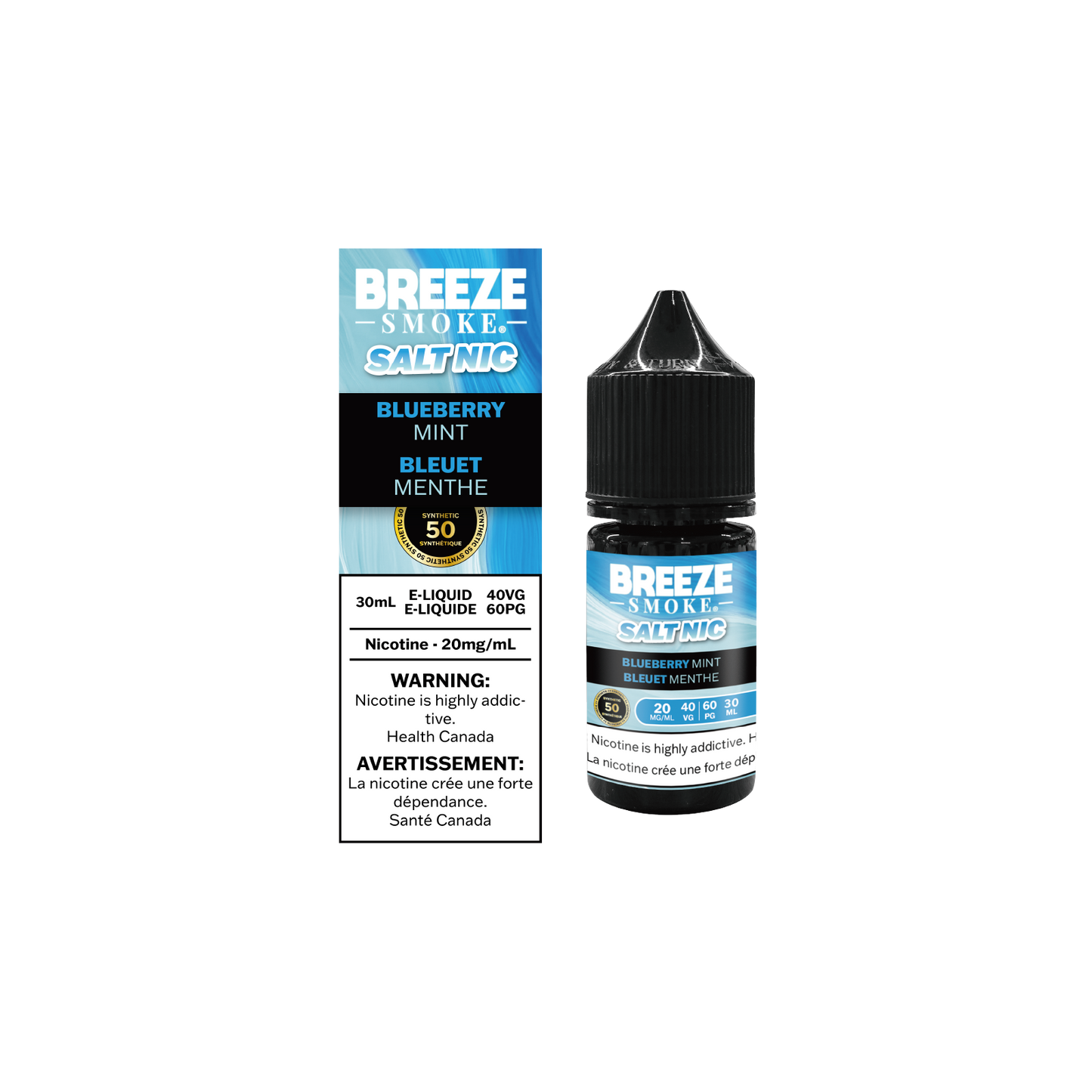 BREEZE-30mL-Vape-Eliquid-Free-shipping-Blueberry-Mint