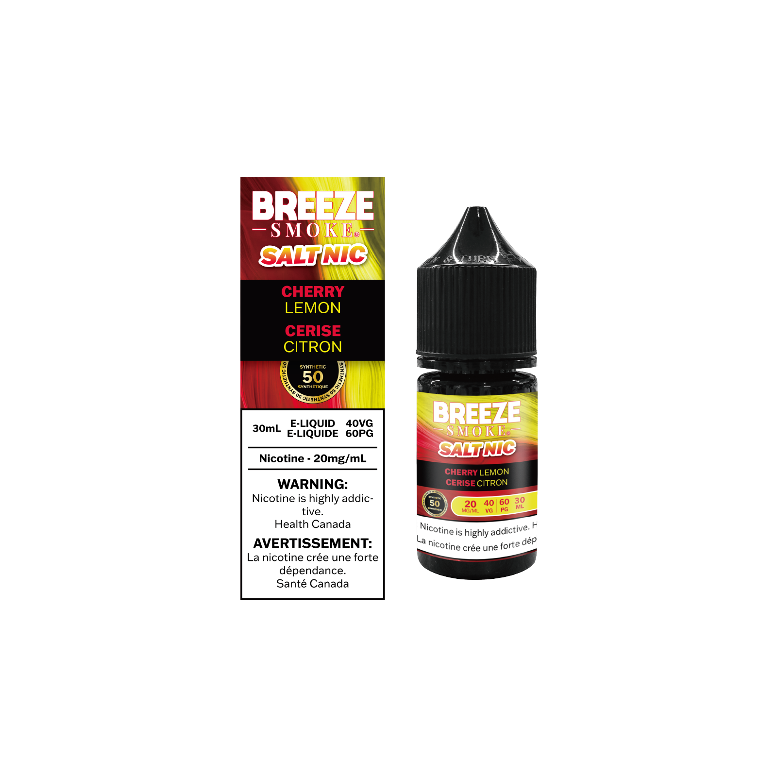 BREEZE-30mL-Vape-Eliquid-Free-shipping-Cherry-Lemon