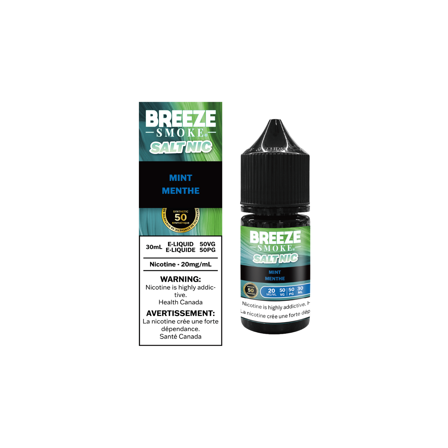 BREEZE-E-Liquid-Mint-Vaping-Nicotine-Bottle