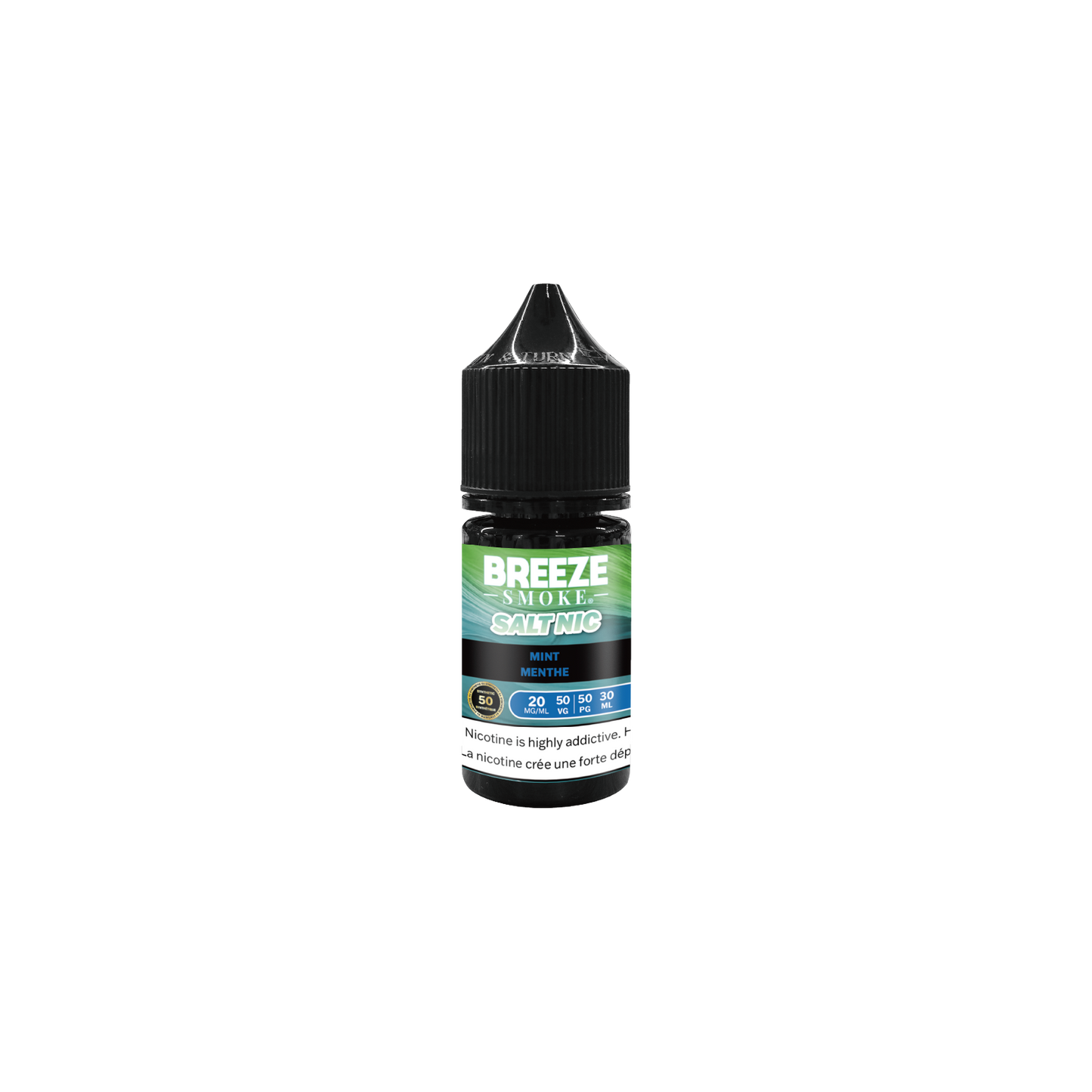 BREEZE-E-Liquid-Mint-Vaping-Nicotine-Bottle