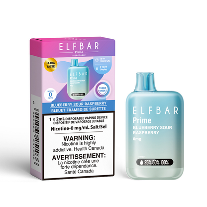 ELFBAR Prime Zero Nic - Blueberry Sour Raspberry
