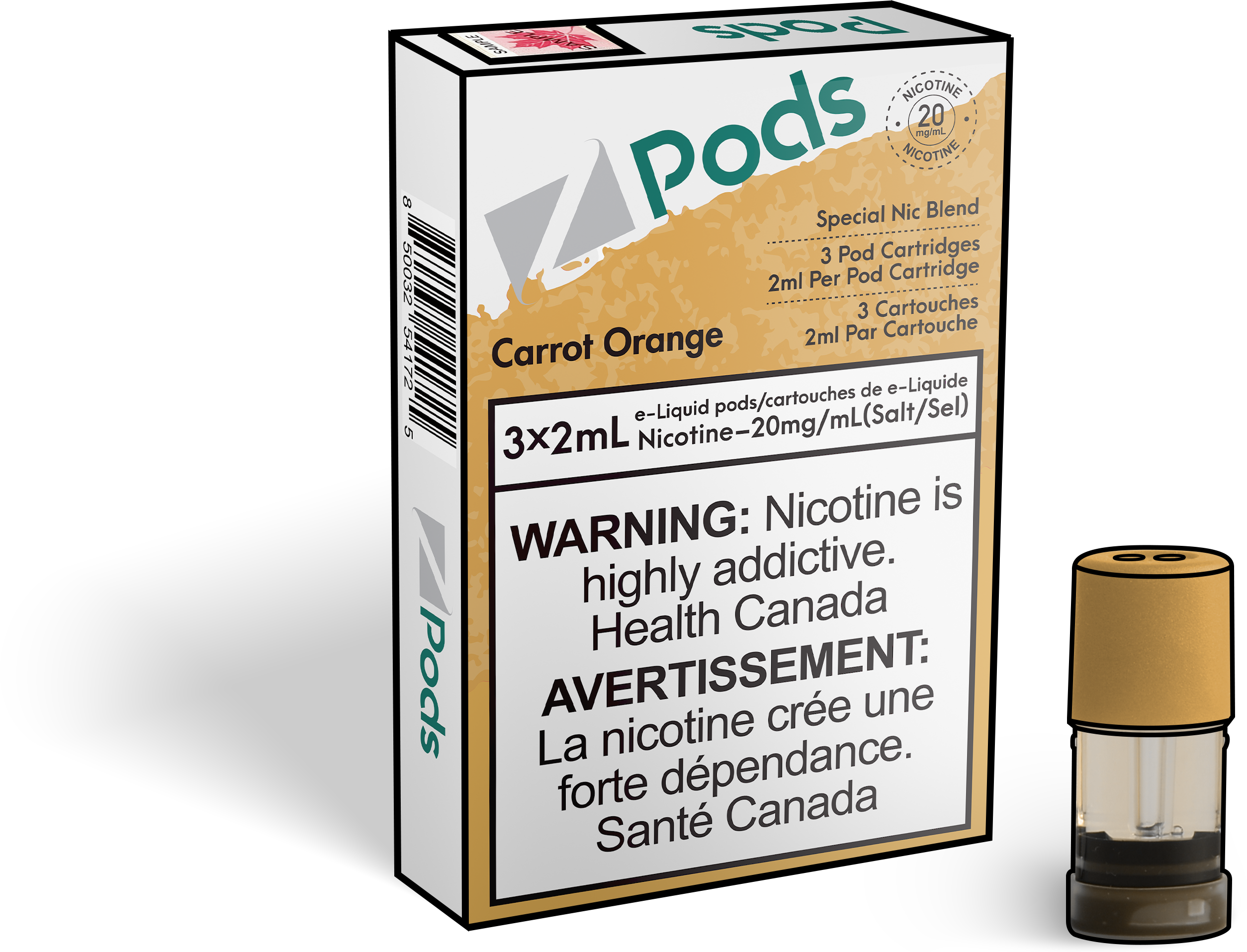 Z Pods - Carrot Orange