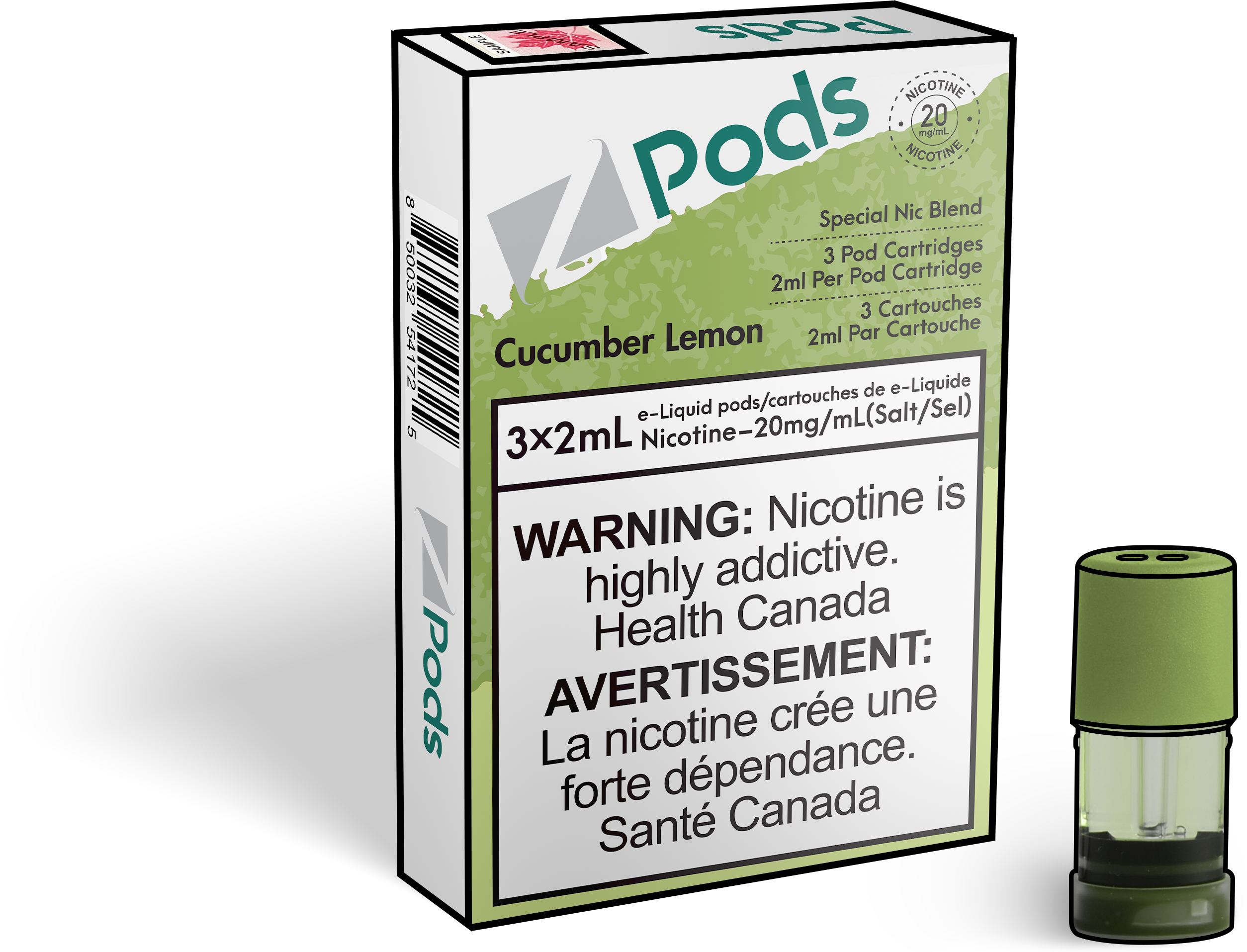 Z Pods - Cucumber Lemon