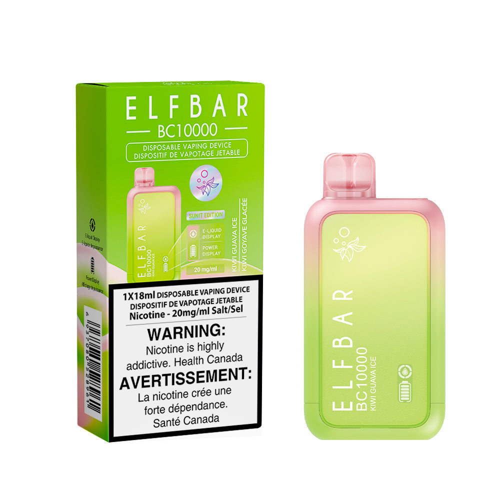 ELFBAR BC 10000 Kiwi Guava Ice box disposable vape