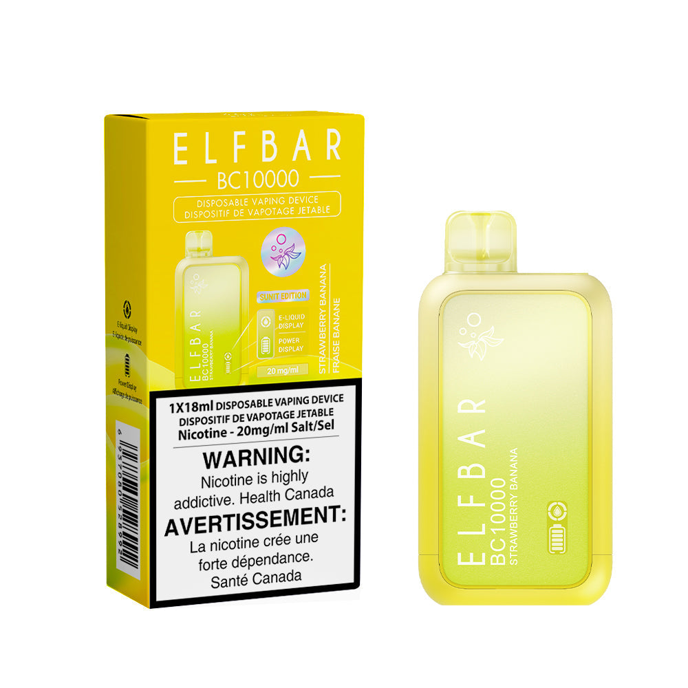 ELFBAR BC 10000 Strawberry Banana box disposable vape