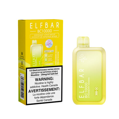 ELFBAR BC 10000 Strawberry Banana box disposable vape
