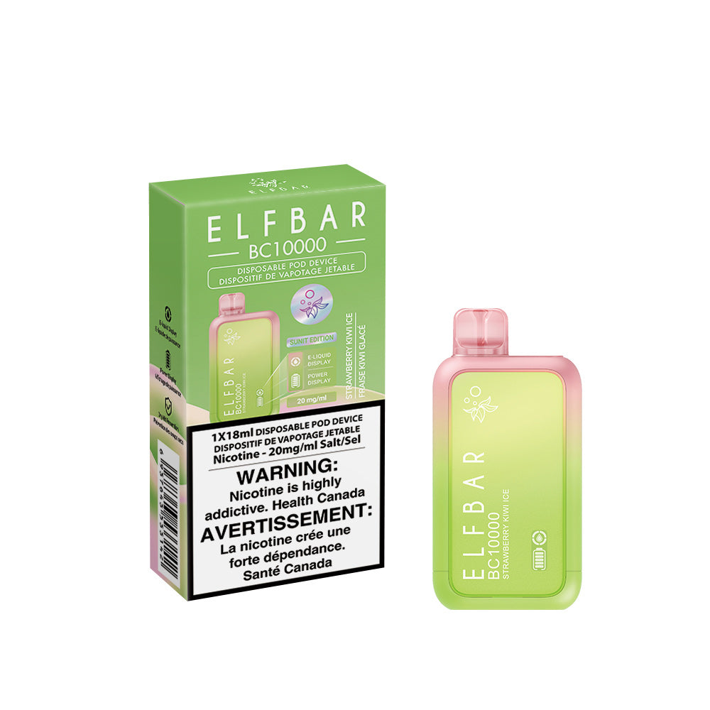 ELFBAR BC 10000 Strawberry Kiwi Ice box disposable vape