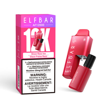 ELFBAR-AF12000-Straw-Razz-Ice-disposable-Lush-Vape-