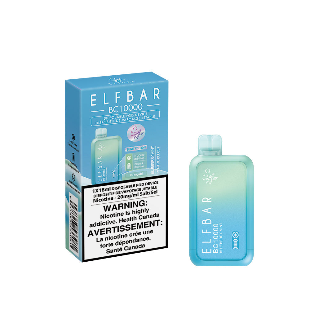 ELFBAR BC 10000 Blueberry Mint box disposable vape