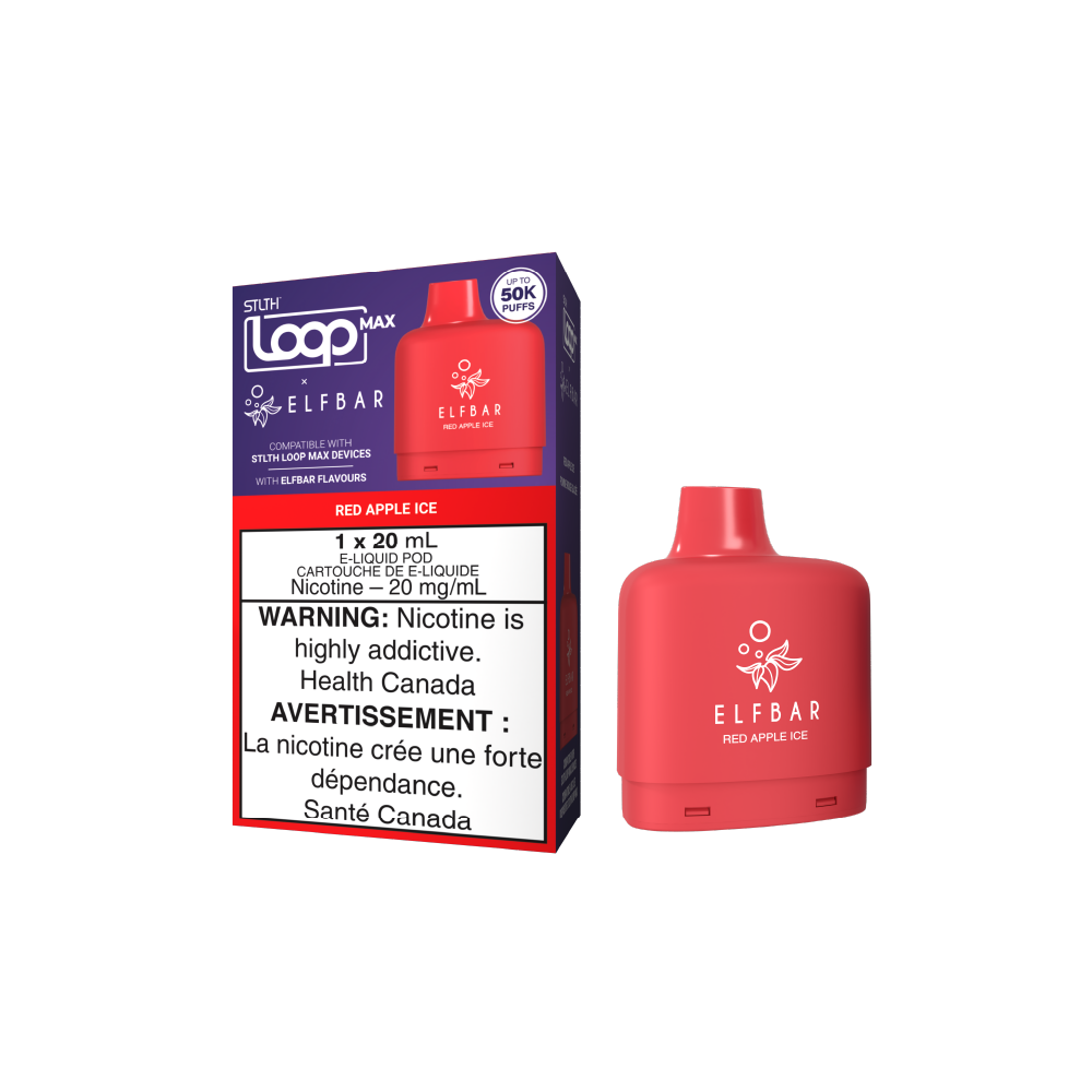 ELFBAR-LOOP-MAX-Disposable-Vape-Free-Shipping-Red-Apple-Ice