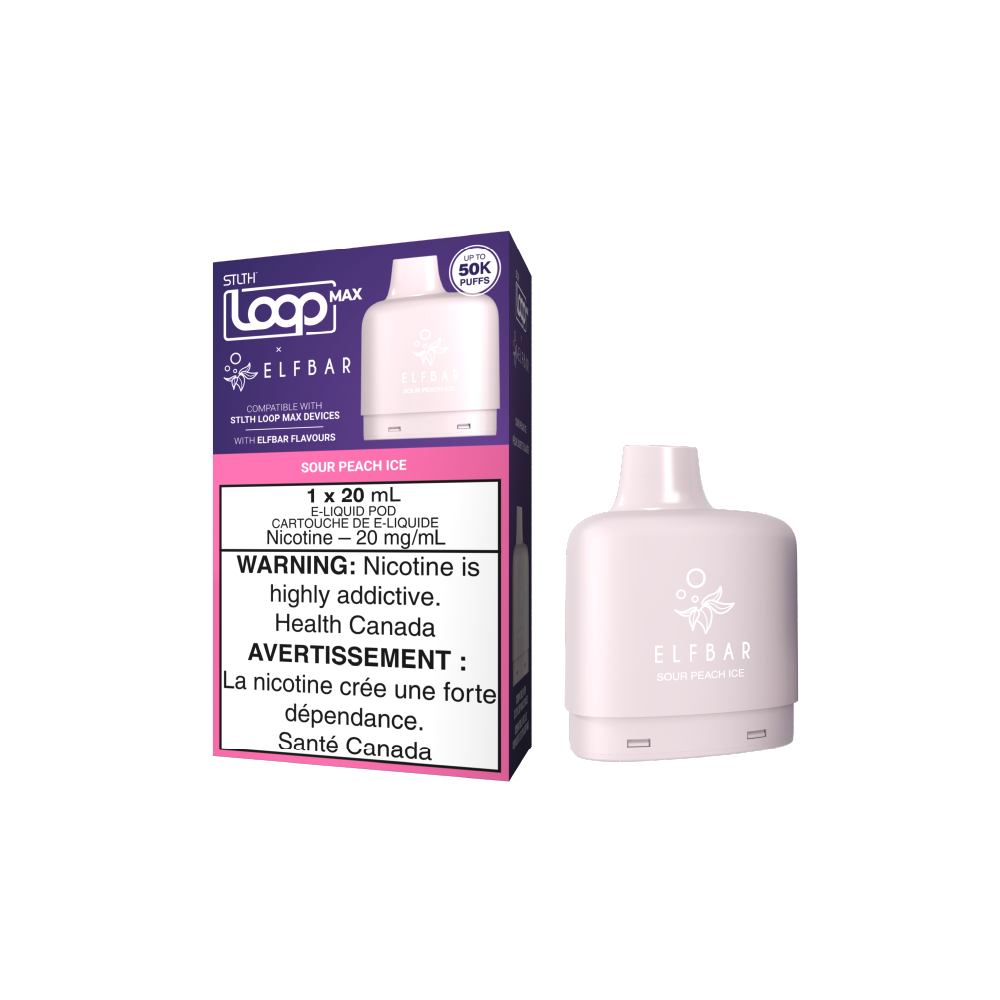 ELFBAR-LOOP-MAX-Disposable-Vape-Pod-Eliquid-Sour-Peach-Ice