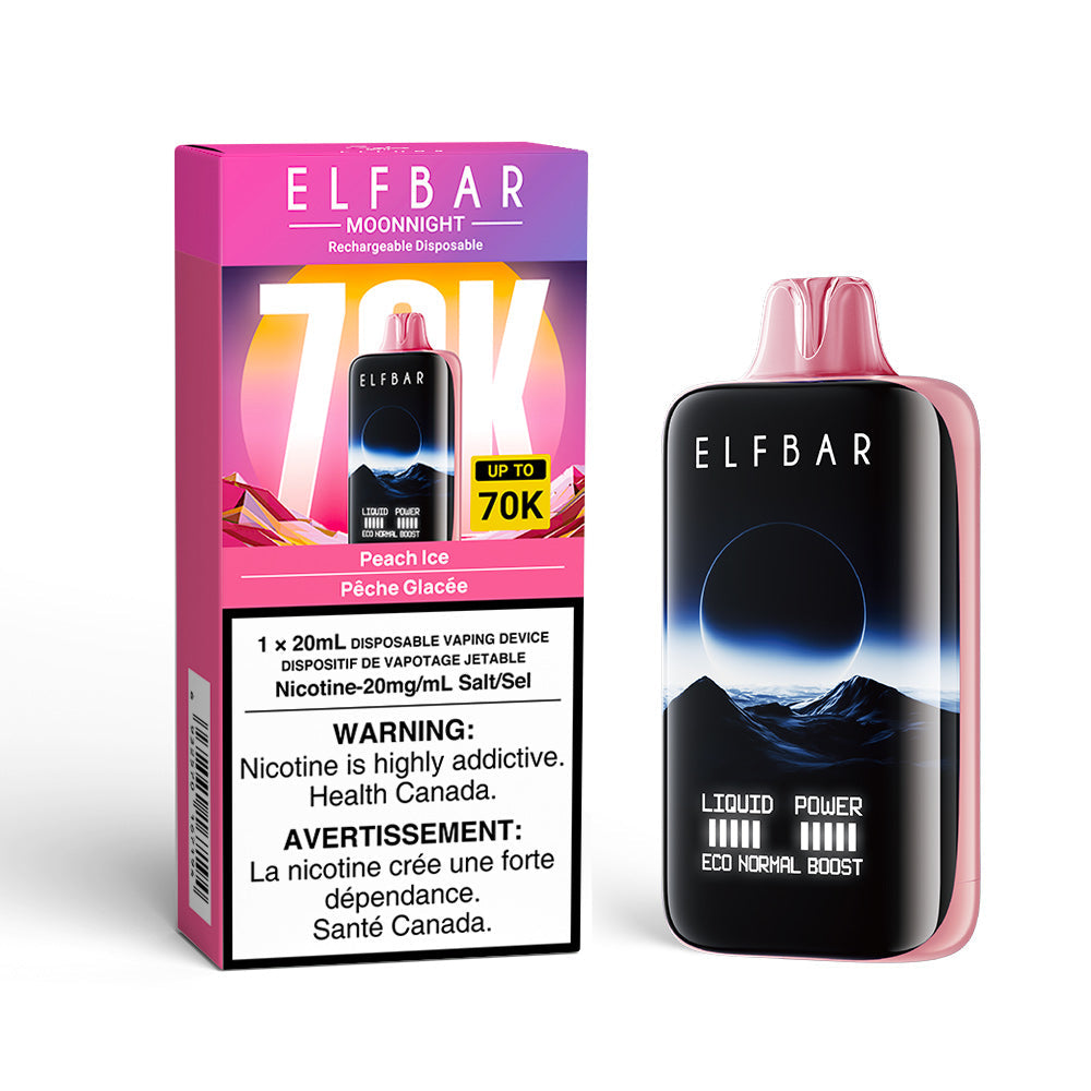 ELFBAR MoonNight 70K Peach Ice box disposable vape