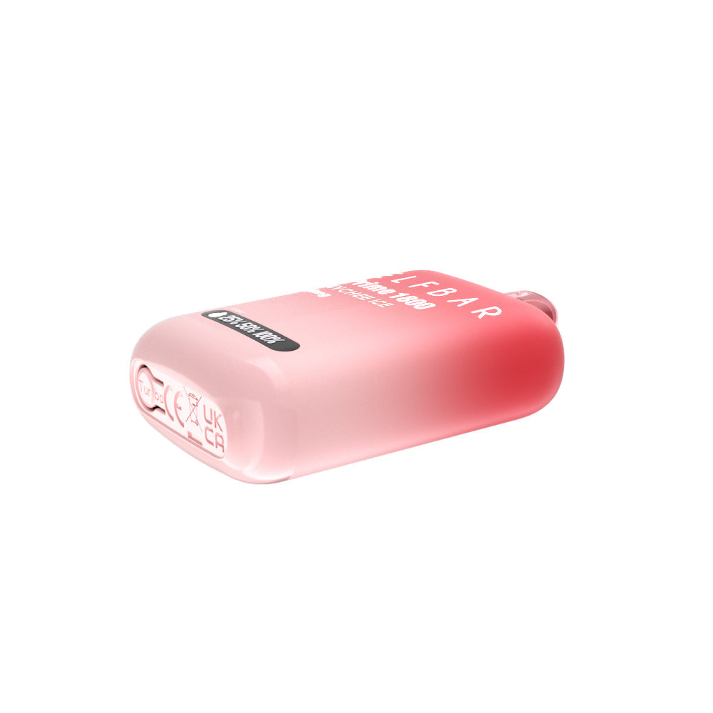 ELFBAR Prime 20mg Lychee Ice side angle 1 disposable vape