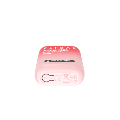 ELFBAR Prime 20mg Lychee Ice bottom disposable vape