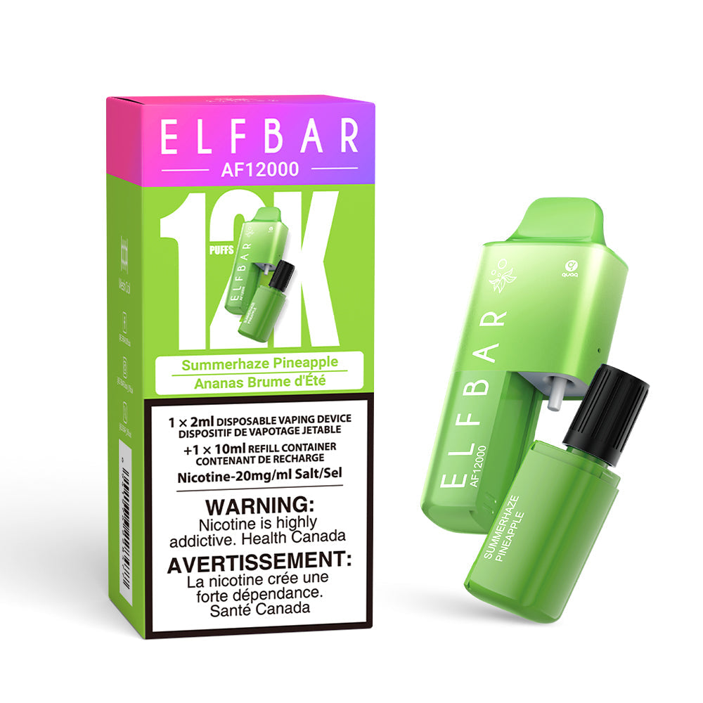 Elfbar-AF12000-Summer-haze-Pineapple-disposable-vape