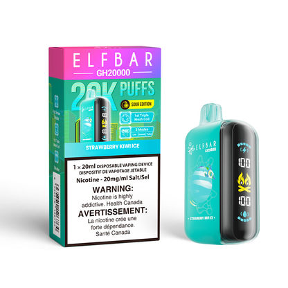 ELFBAR GH20000 Strawberry Kiwi Ice box disposable vape