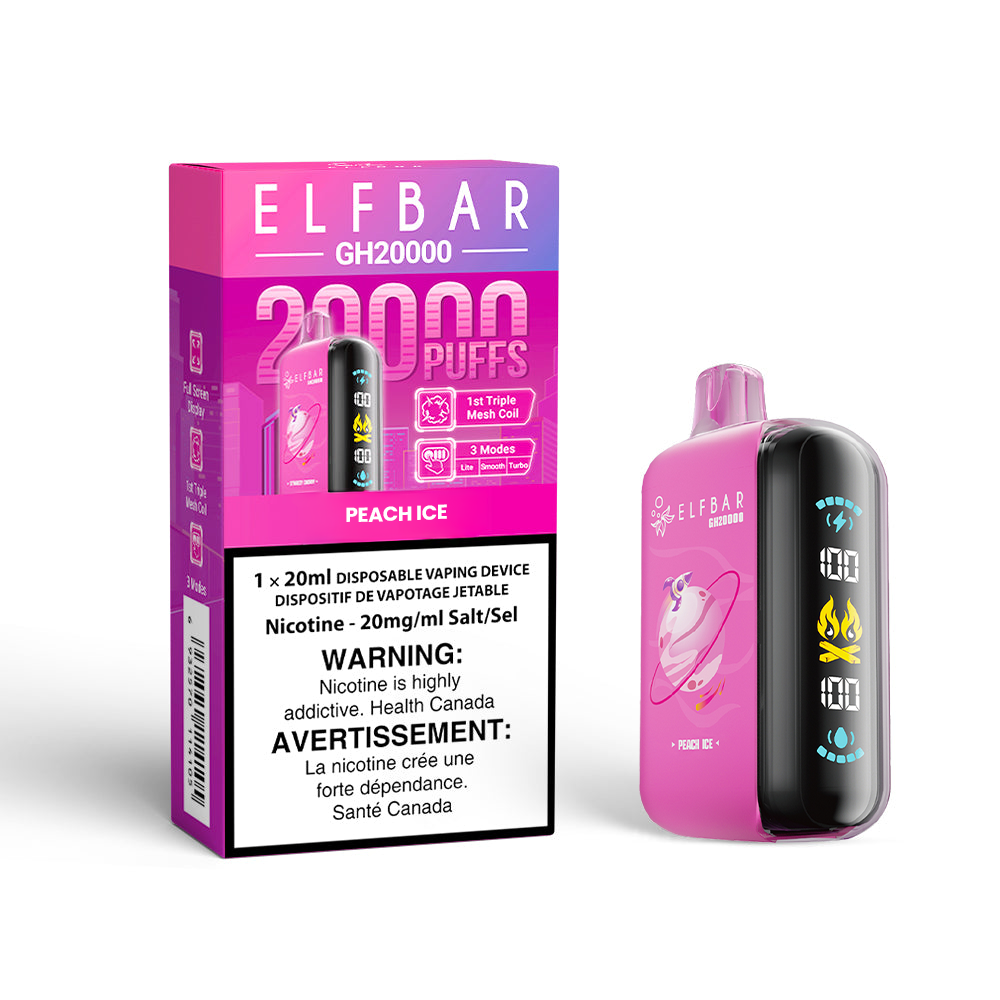 ELFBAR GH20000 Peach Ice box disposable vape