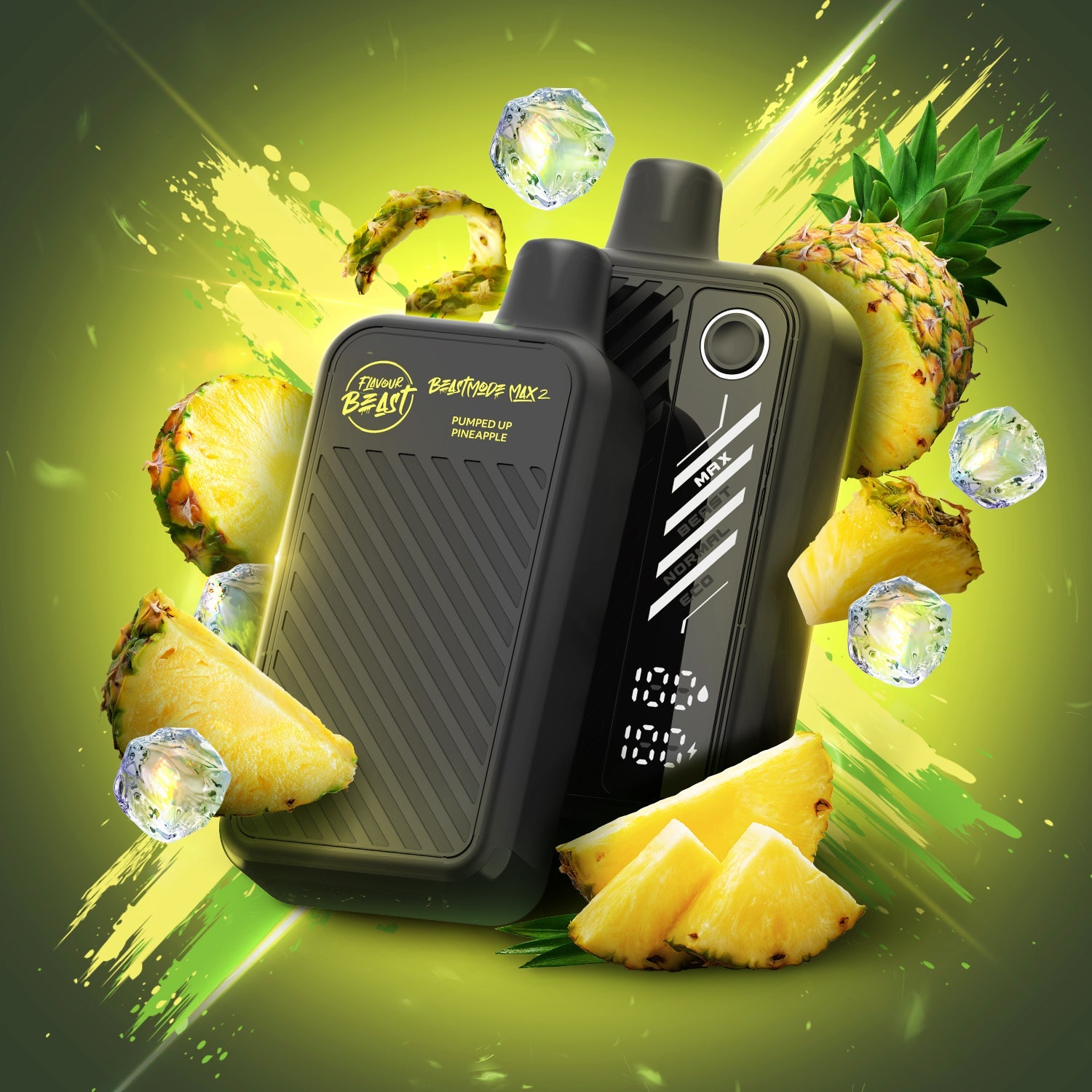Pumped Up Pineapple Vape - Beast Mode Max 2 - 50K Puffs |  Disposable Canada