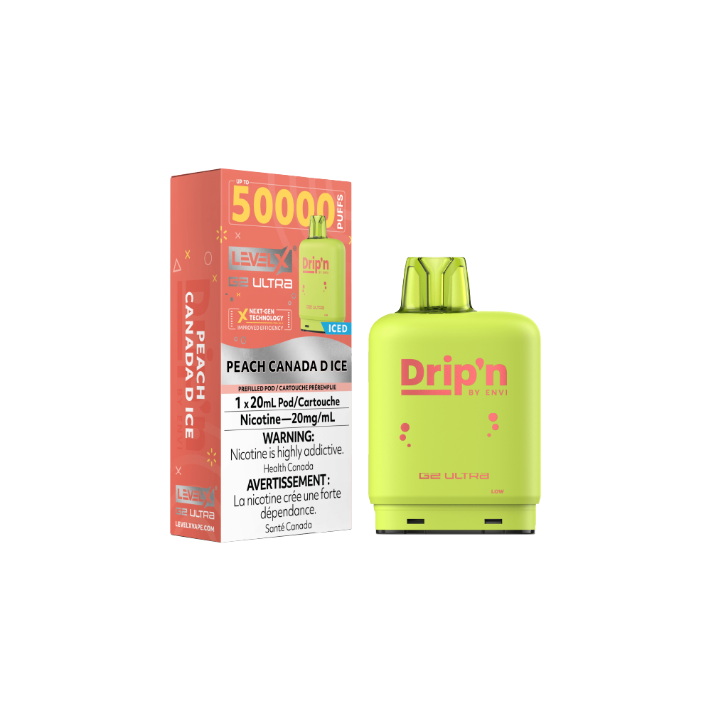 FLAVOUR-BEAST-Dripn-G2-50k-Puffs-Peach-Canada-D-Ice-Disposable-Pod