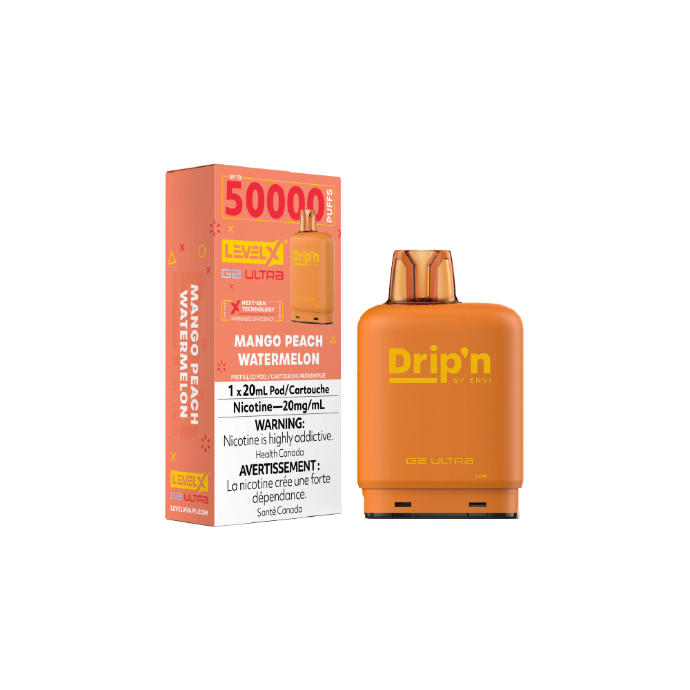 FLAVOUR-BEAST-Level-X-DripN-Disposable-Vape-Pod-Mango-Peach-Watermelon