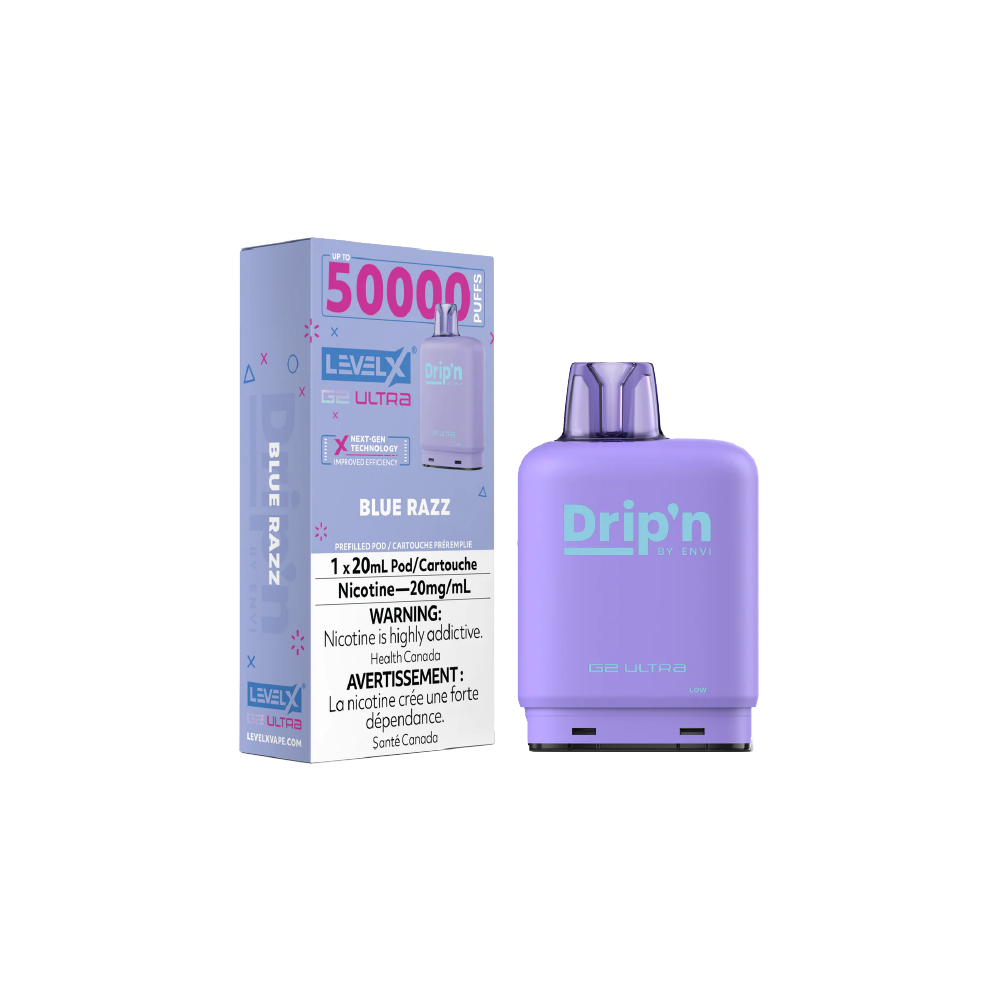 FLAVOUR-BEAST-LevelX-G2-50000-Blue-Razz-Flavour-Vape-Pod-Sale