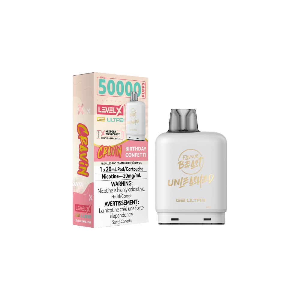 FLAVOUR-BEAST-LevelX-Unleashed-50000-Birthday-Confetti-Flavour-Vape-Pod-Sale