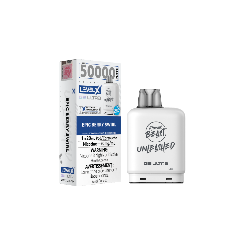FLAVOUR-BEAST-LevelX-Unleashed-50000-Epic-Berry-Swirl-Flavour-Vape-Pod-Sale