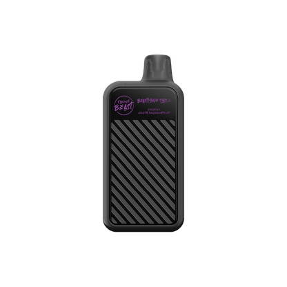 FLAVOUR BEAST Mode Max 2 Groovy Grape Passionfruit Iced front disposable vape