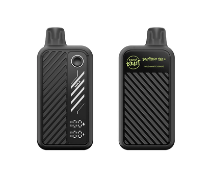 FLAVOUR BEAST Mode Max 2 Wild White Grape Iced front and back disposable vape