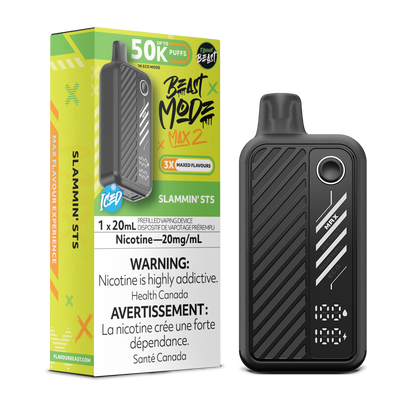 Slammin' STS Vape  - Beast Mode Max 2 -  50 K Puffs | Disposable Canada