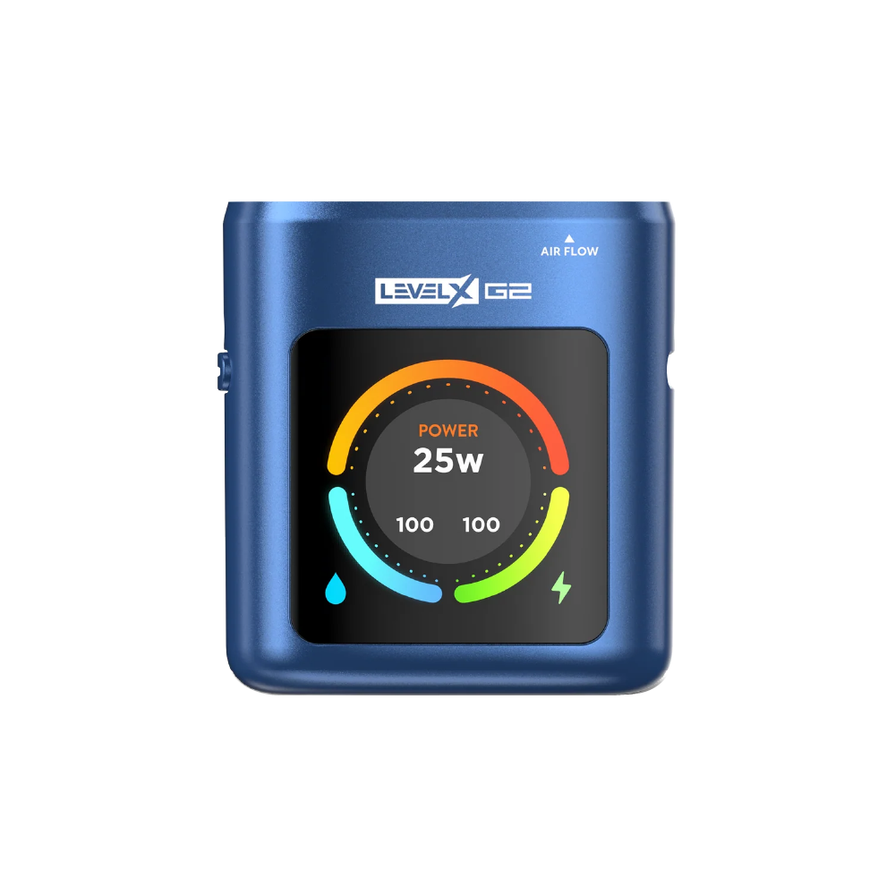 LEVEL-X-Pro-G2-Device-Nicotine-Vape-Puffs-Exhale-Azure-Blue-Lush-Online-Store-