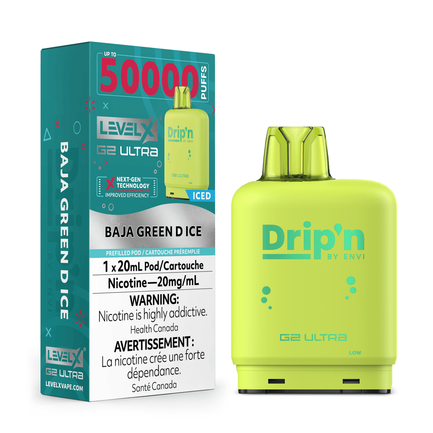 Level X Drip'N G2 Ultra - Baja Green D Ice